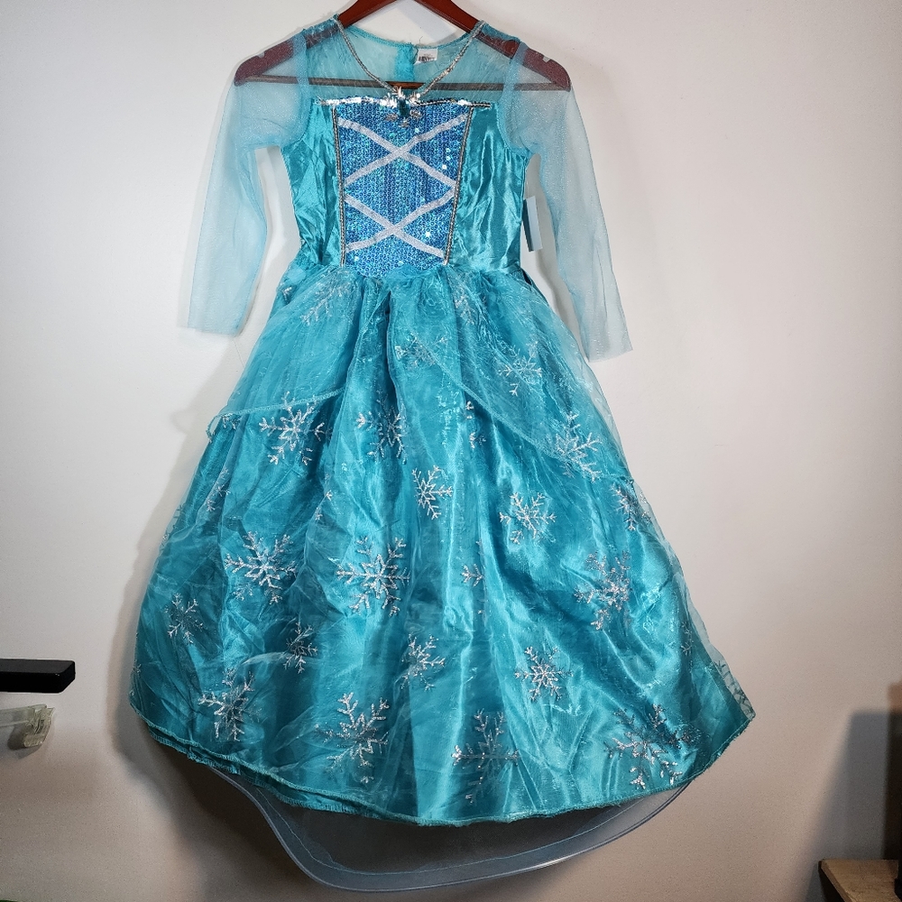 Frozen Elsa Costume with Cape